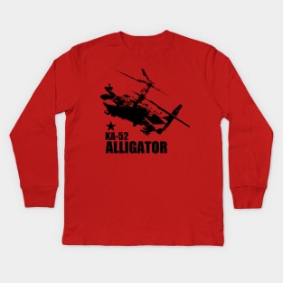 KA-52 Alligator Kids Long Sleeve T-Shirt